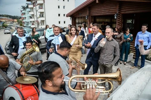 Trubači za veselja na svadbi